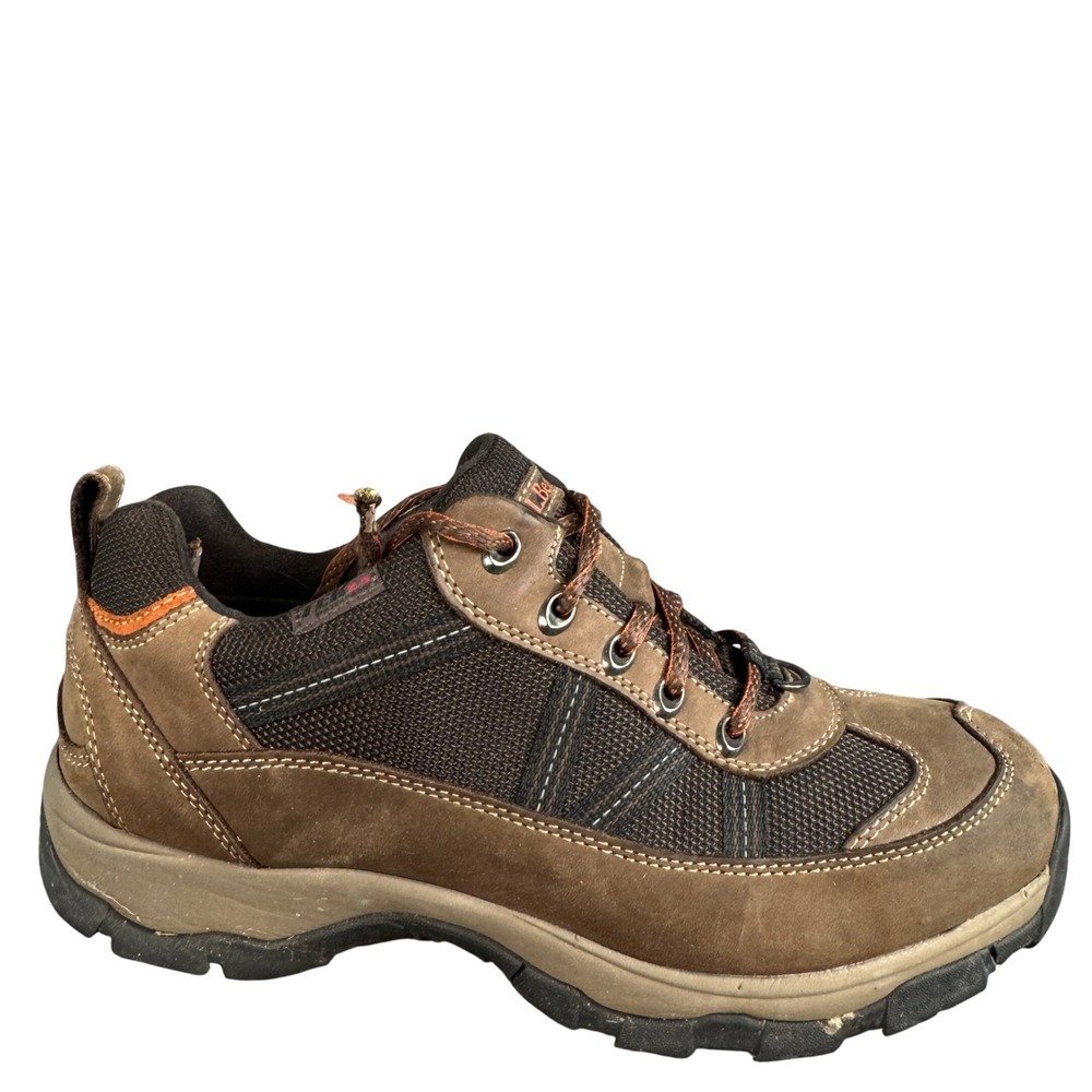 LL Bean Mens Snow Sneaker 4 Low Hiking Shoes Brown Black Waterproof 501972 9.5 M